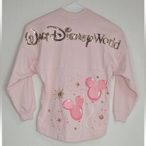 Walt Disney World 2024 Disney Pink Sequins Mickey Balloon Spirit Jersey Womens